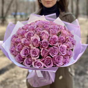 51 сиреневая роза