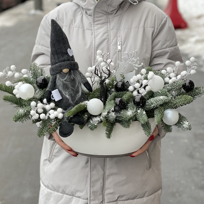 Новогодняя композиция Северная сказка