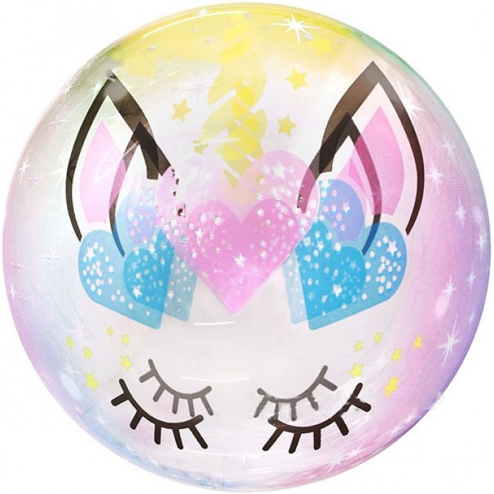 Шар круг Deco Bubble, Звездный единорог