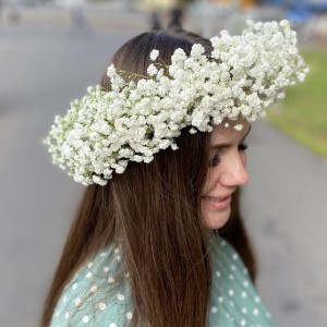 Венок из гипсофилы Венок из гипсофилы