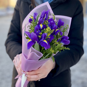 Мини букет ирисов