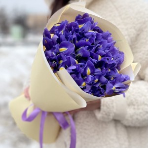 25 синих ирисов 25 синих ирисов