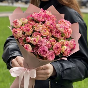 15 кустовых роз Лотус 15 кустовых роз Лотус