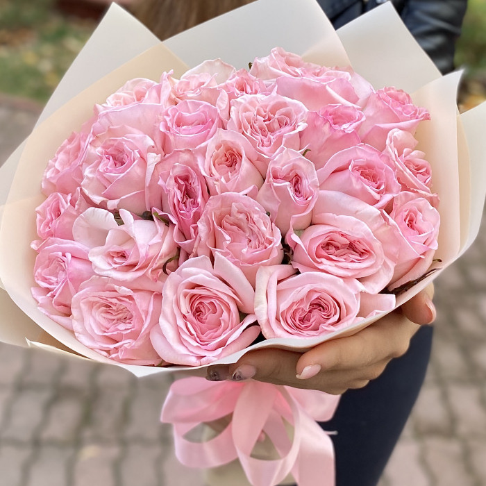 Букет ароматных роз Pink Ohara