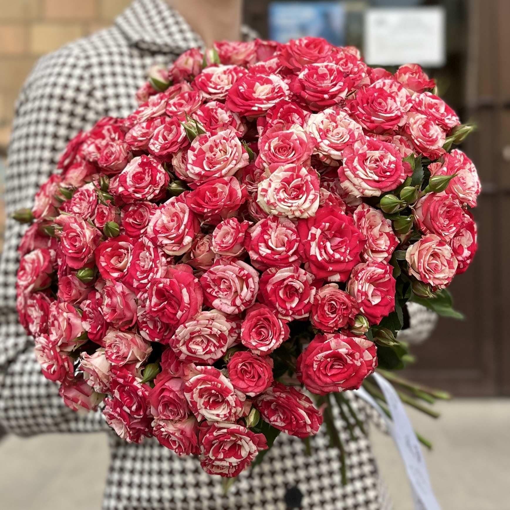 Кустовая Роза Файрворкс 40 см