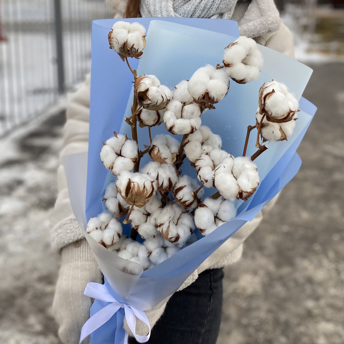 3 ветки хлопка