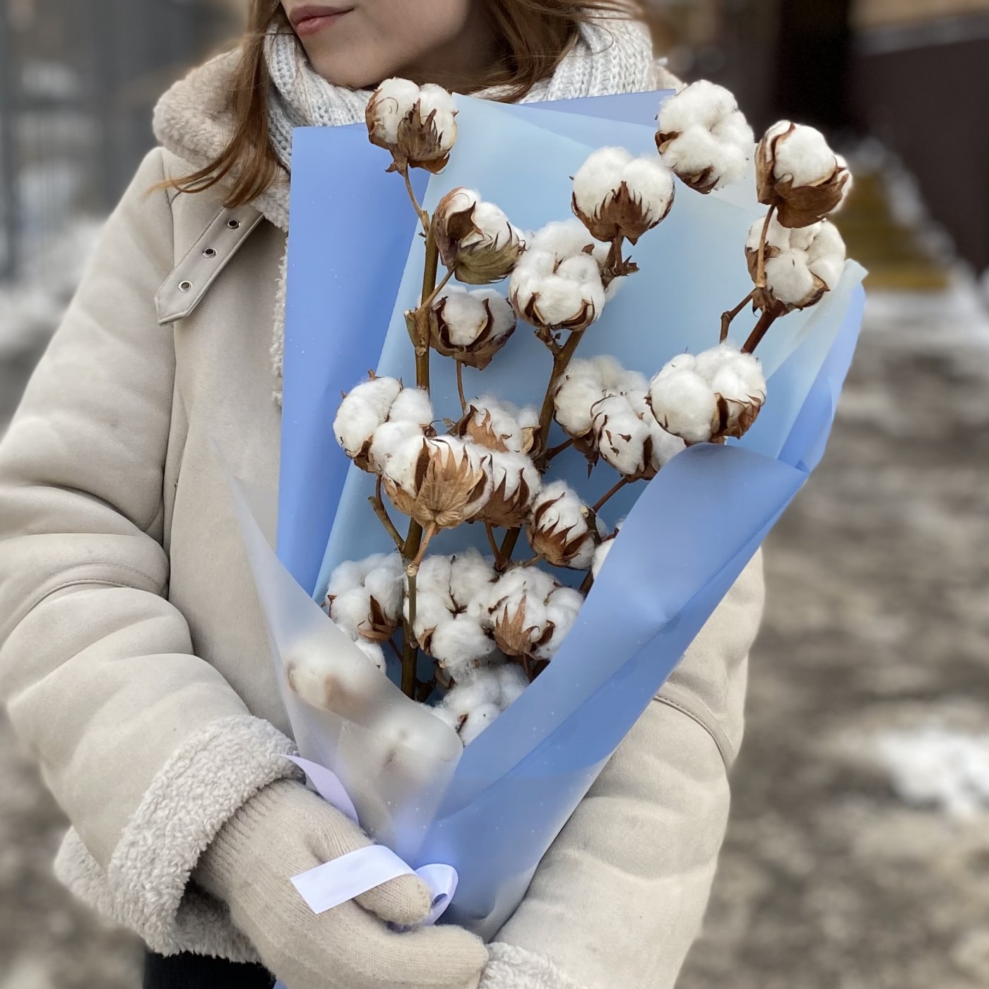3 ветки хлопка