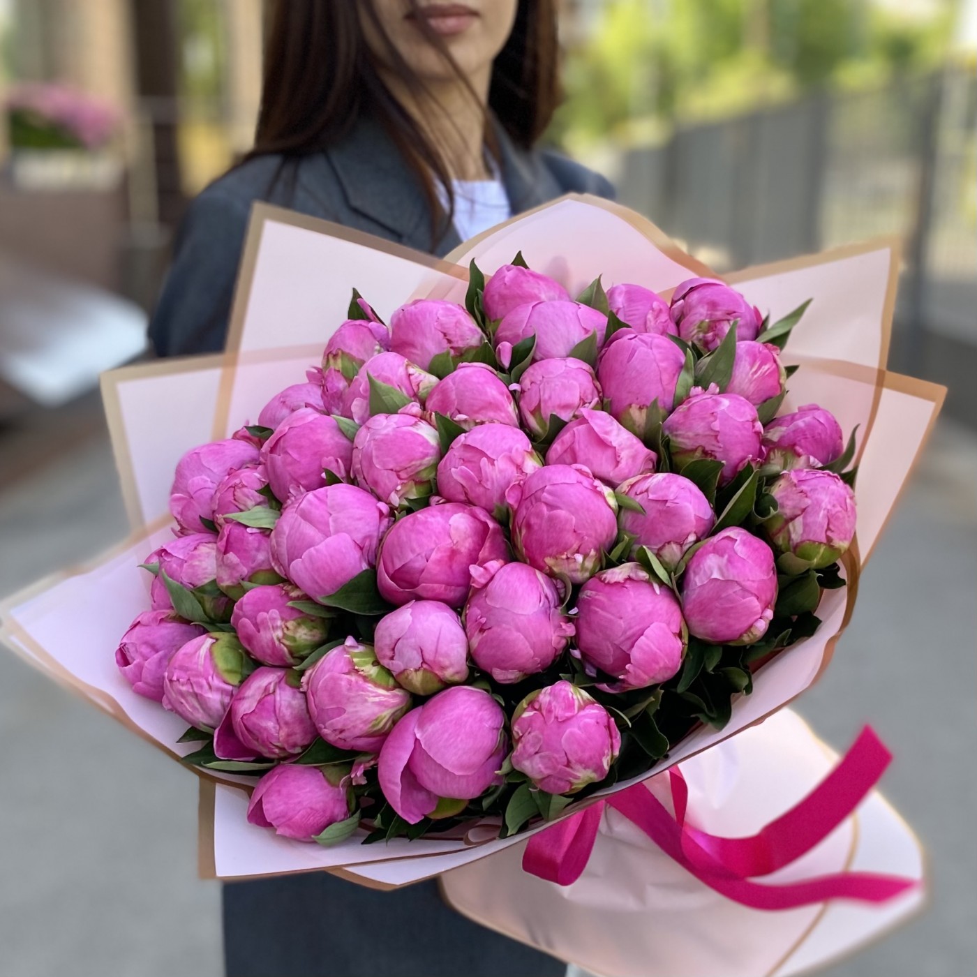 41 розовый пион Флеминг
