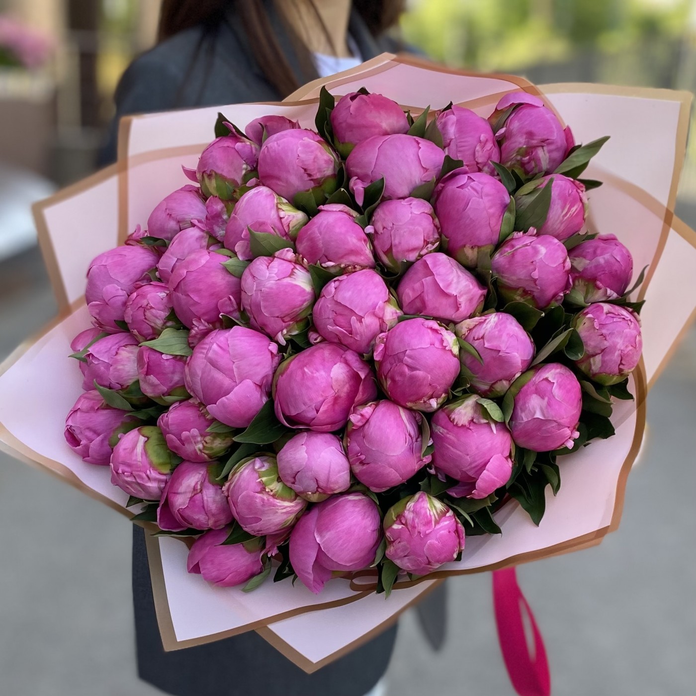41 розовый пион Флеминг