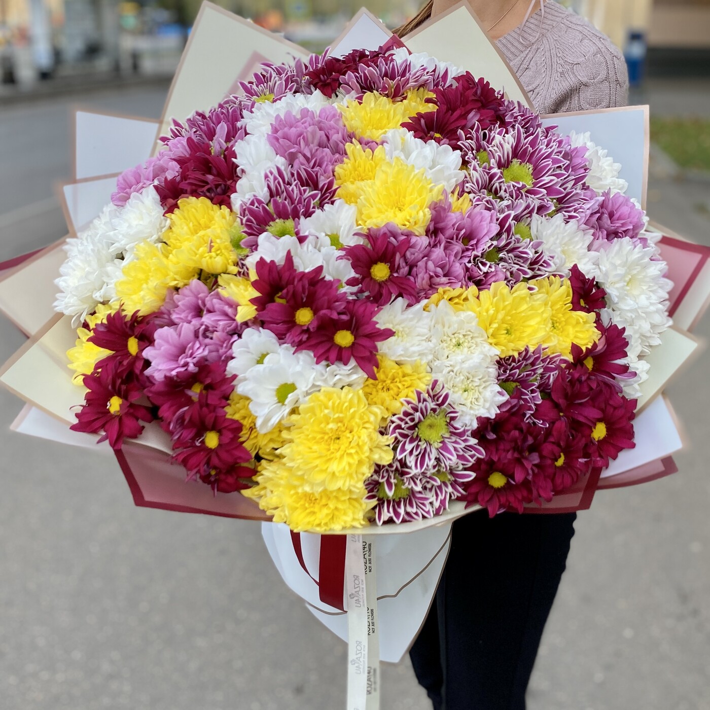 Хризантема кустовая микс