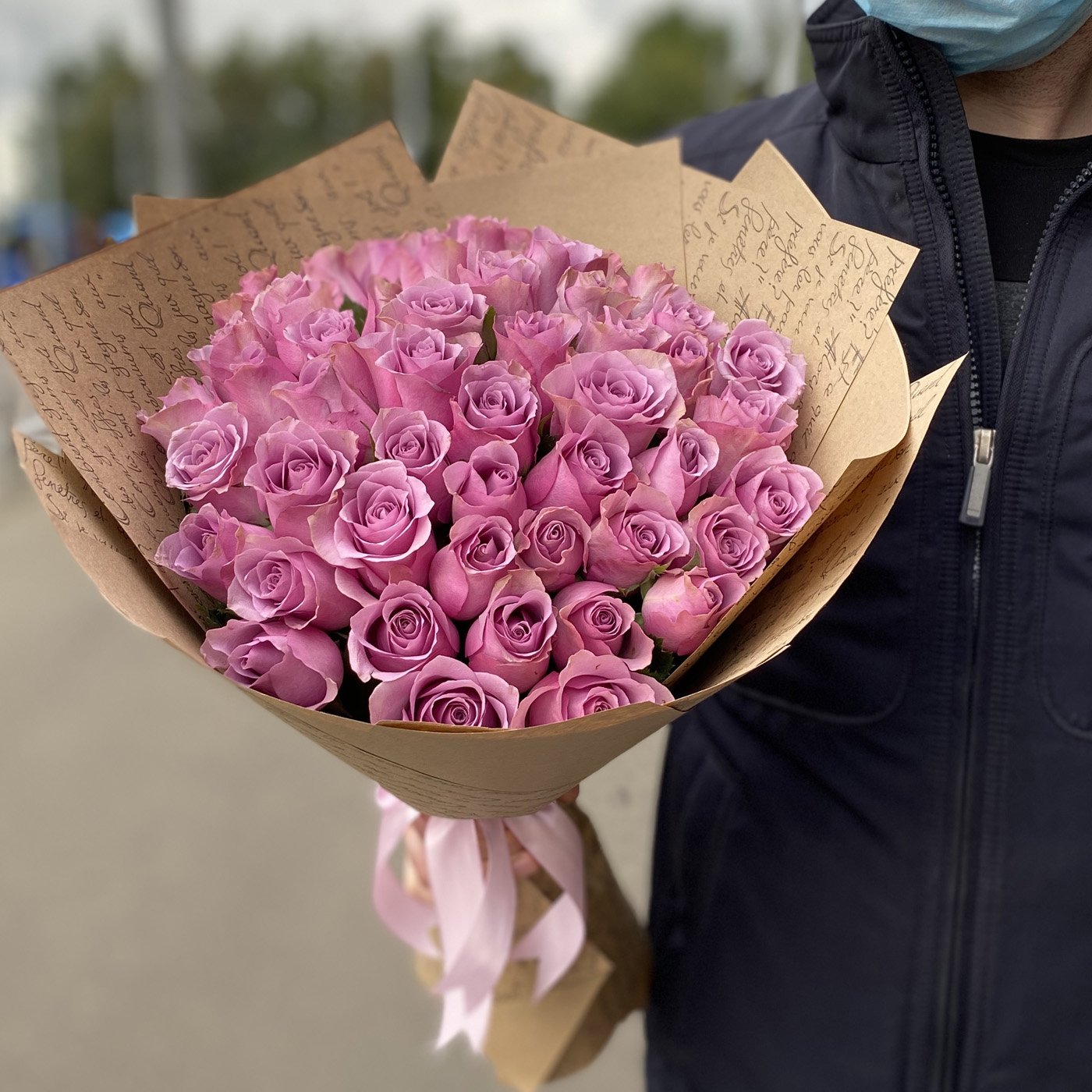 51 сиреневая роза