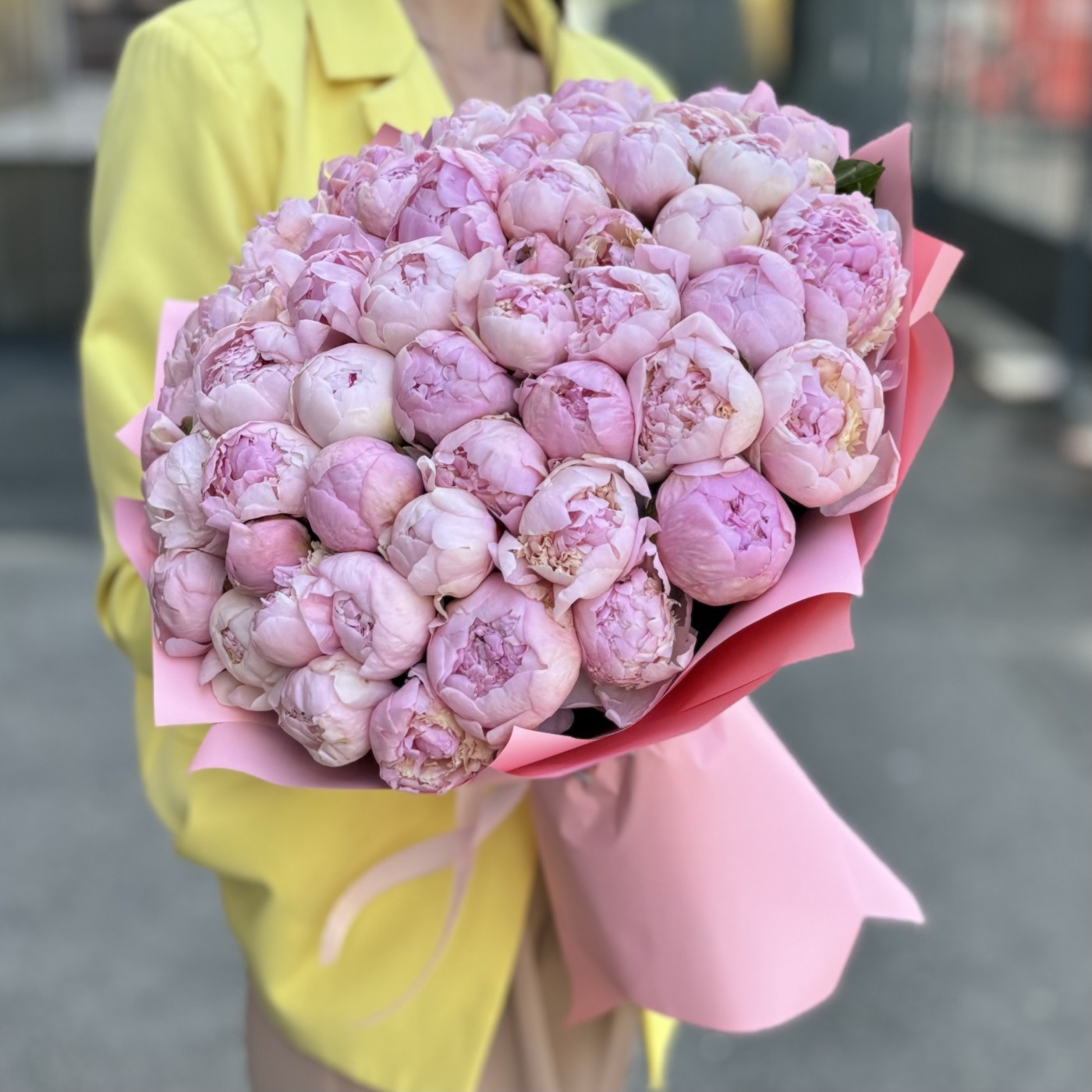 51 розовый пион Ангел Чикс