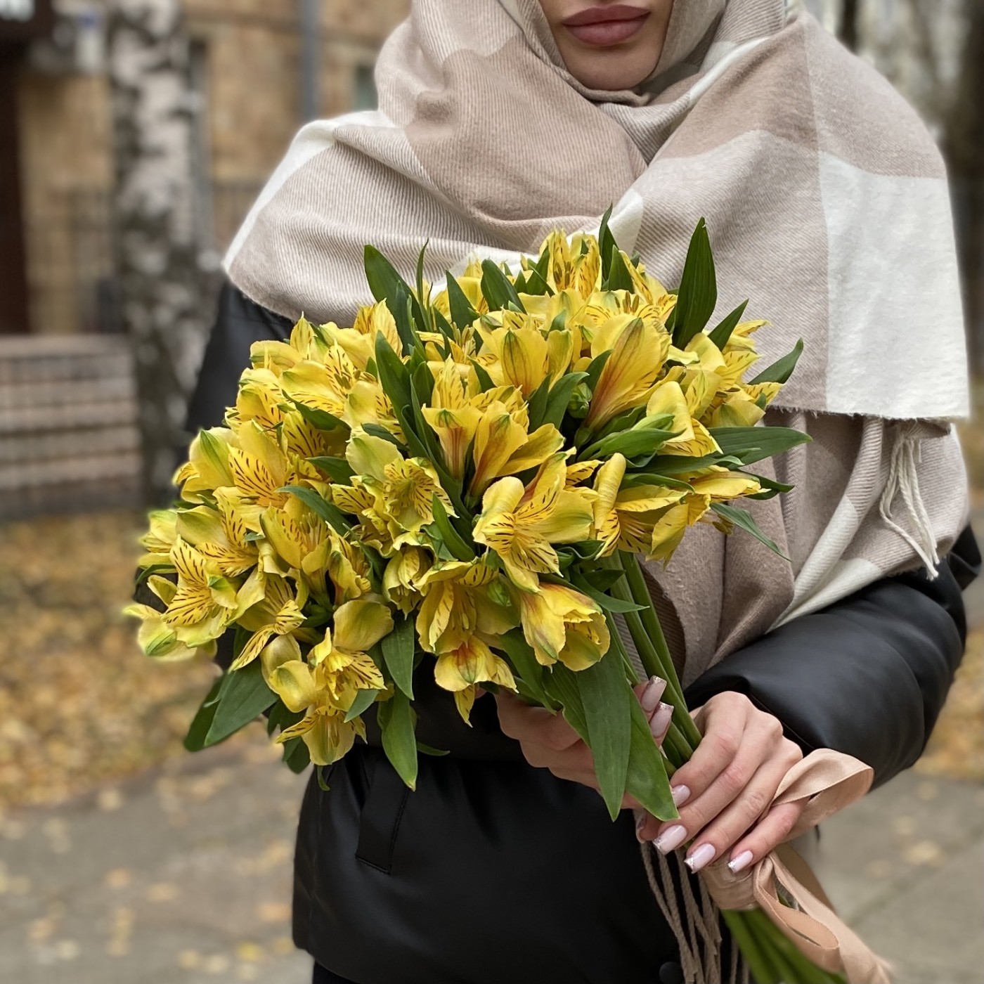 Альстромерия желтая