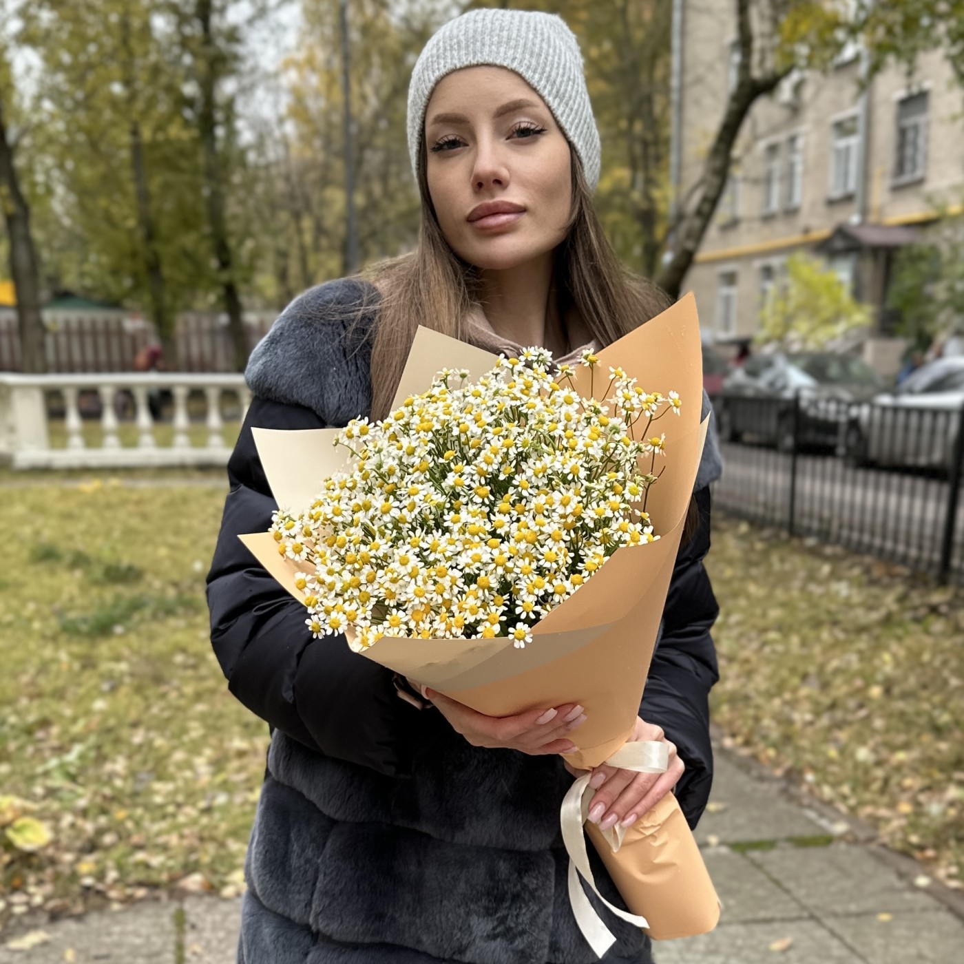 Букет из 21 ромашки