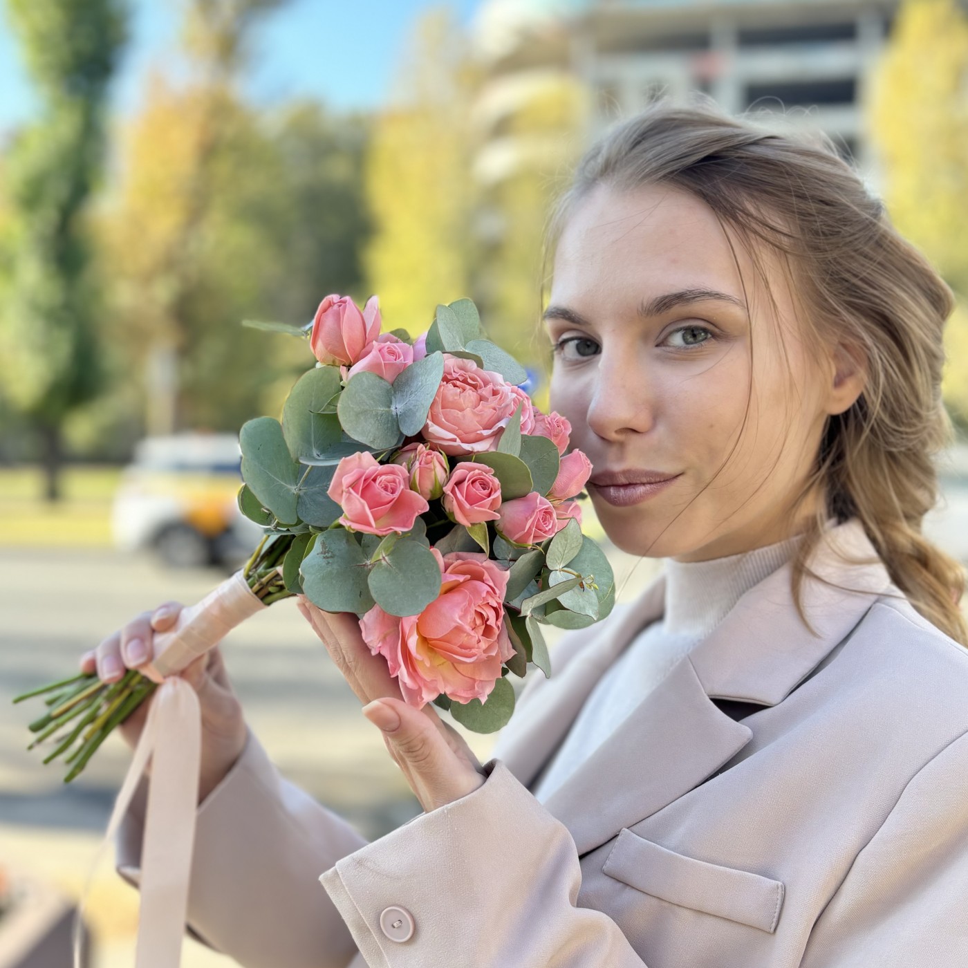 Букет невесты из роз Джульетта