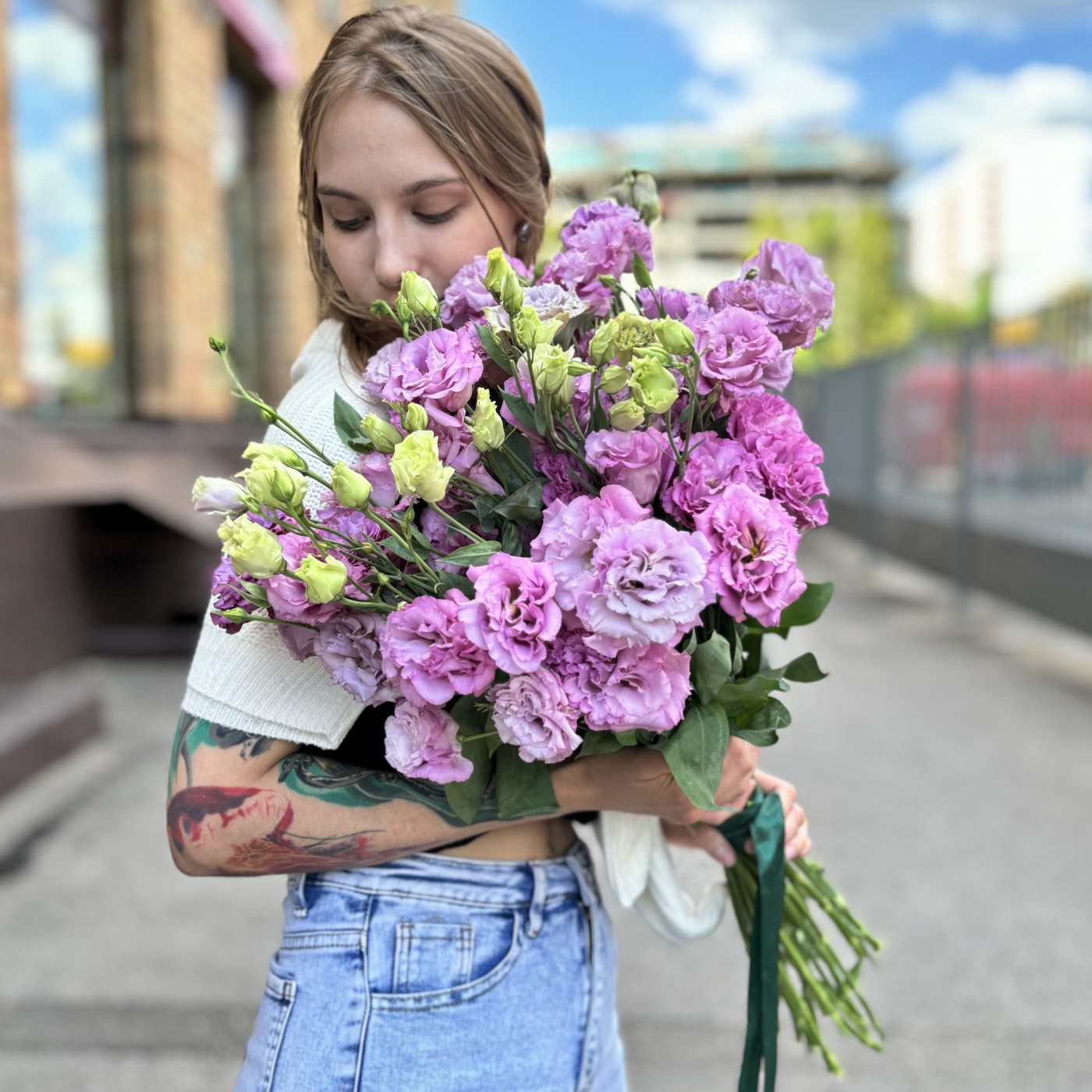 Эустома махровая лавандовая
