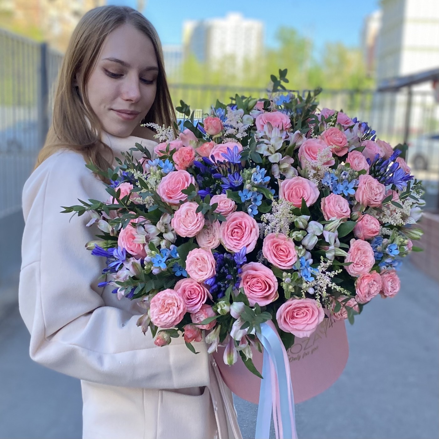 Композиция в коробке Цветущий сад