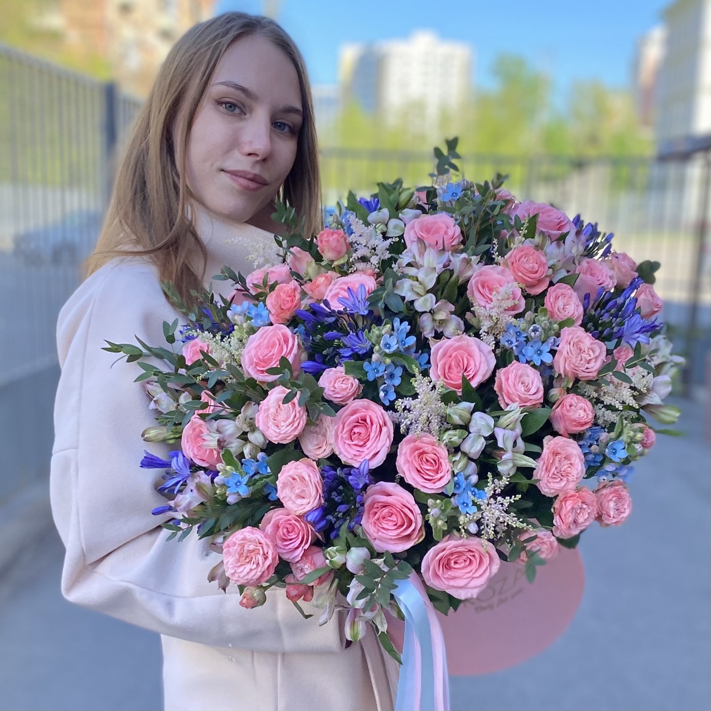 Композиция в коробке Цветущий сад
