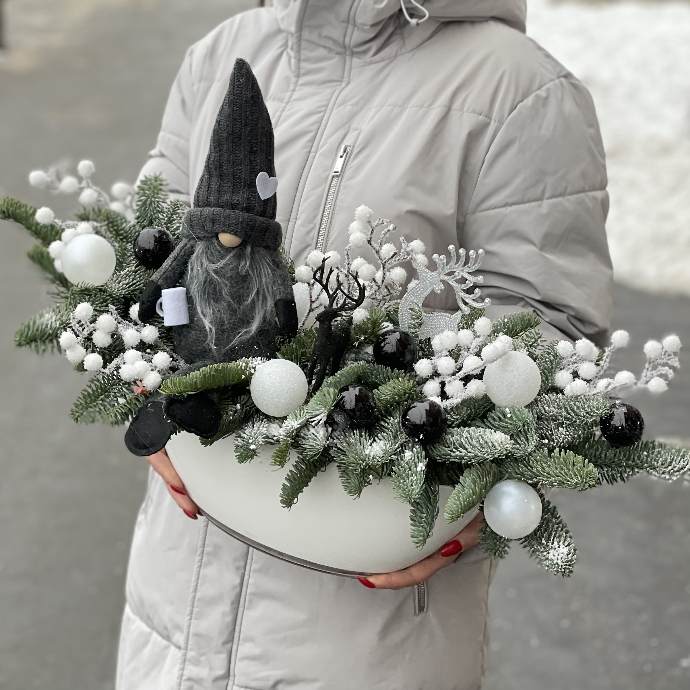 Новогодняя композиция Северная сказка