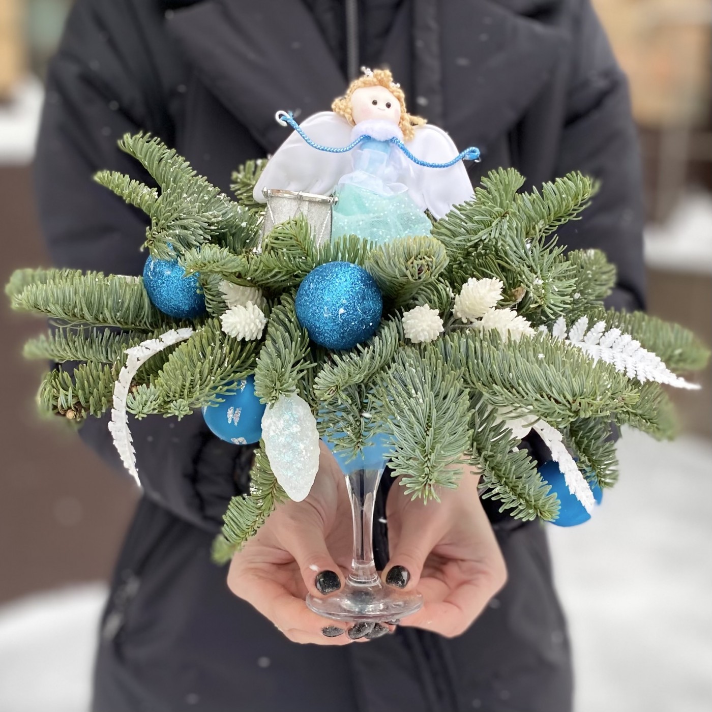 Новогодняя композиция Принцесса