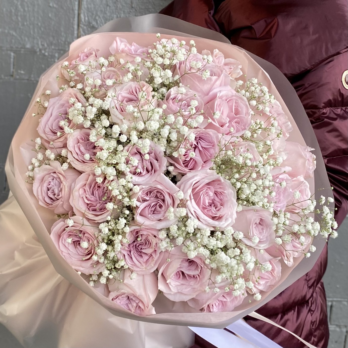 31 розовая пионовидная роза Свит фор Лав (Sweet for love)