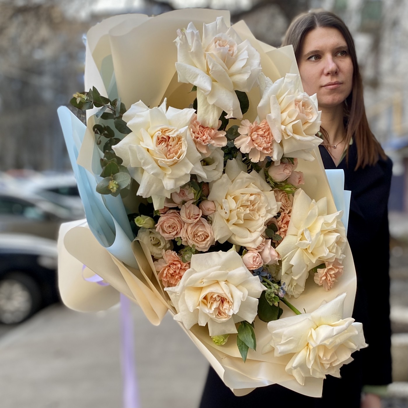 Авторский букет Аромат чайной розы
