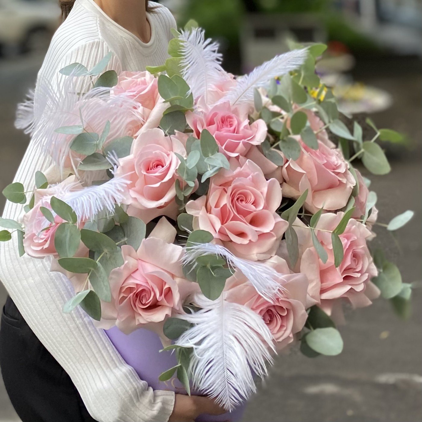 Композиция Винтаж с розами