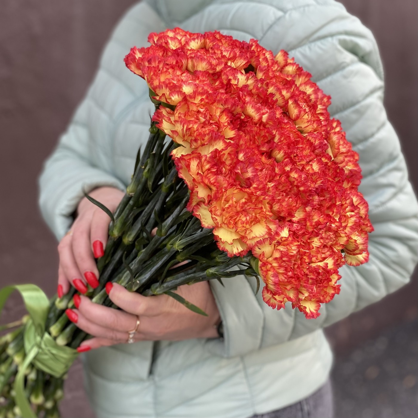 Гвоздика желто-оранжевая