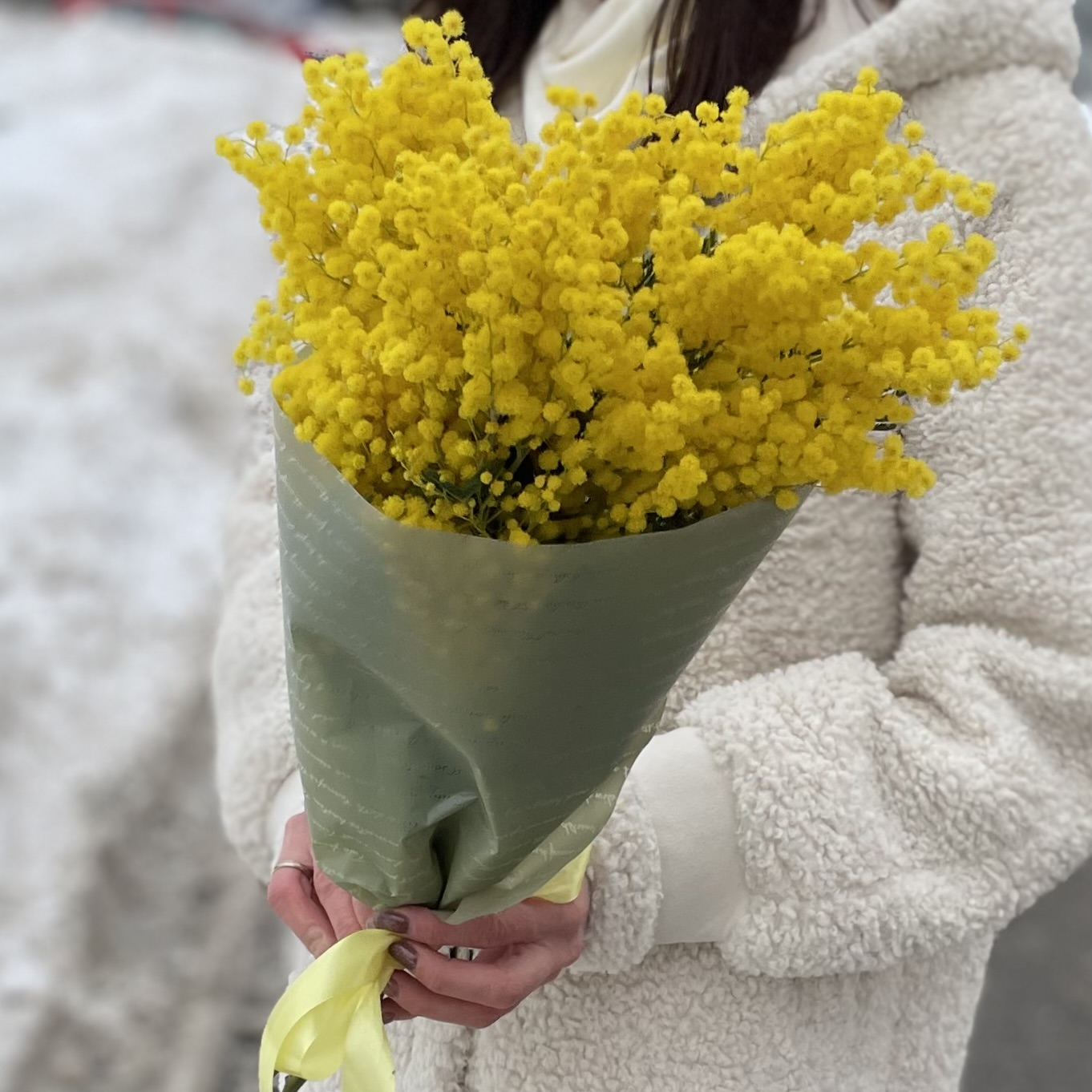 Букет из ароматной мимозы 150г